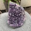 HỐC THẠCH ANH TÍM NHỎ – SMALL AMETHYST GEODE (TV550), KL: 1,514KG, KT: 15*11,5CM