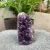 HỐC THẠCH ANH TÍM NHỎ – SMALL AMETHYST GEODE (TV566), KL: 0,554KG, KT: 9*4CM