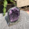 HỐC THẠCH ANH TÍM NHỎ – SMALL AMETHYST GEODE (TV569), KL: 0,428KG, KT: 8*6CM