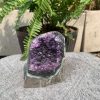 HỐC THẠCH ANH TÍM NHỎ – SMALL AMETHYST GEODE (TV569), KL: 0,428KG, KT: 8*6CM