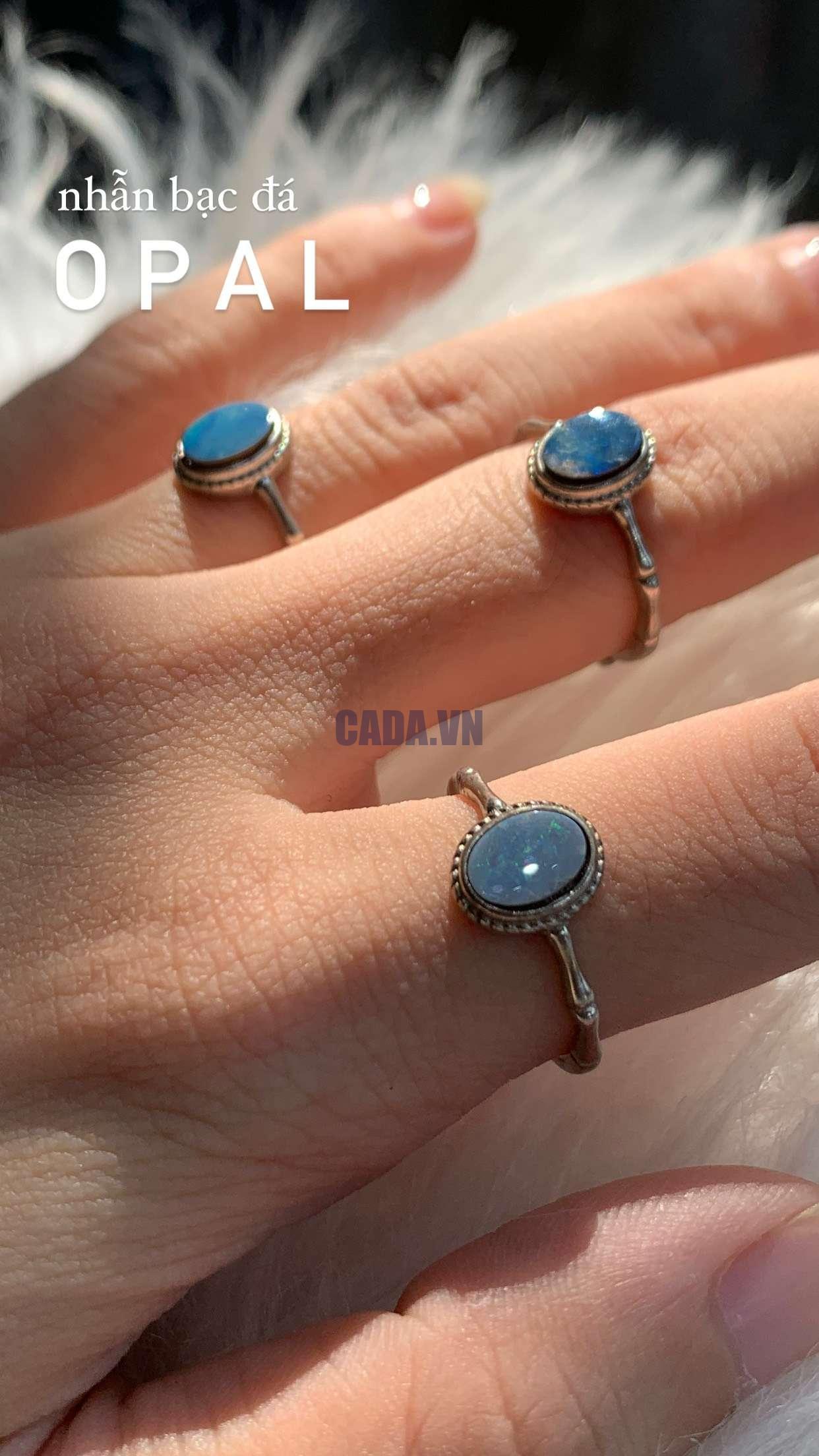 Nhẫn bạc Opal | CADA DECOR