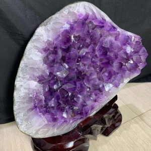 BỆ THẠCH ANH TÍM (T254), KL: 18,85KG – KT: 42x40CM | CADA DECOR