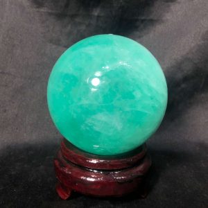 Bi cầu Fluorite Xanh – Green Fluorite Sphere (BX56), ĐK: 6,9CM – KL: 0,818KG