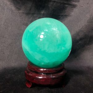 Bi cầu Fluorite Xanh – Green Fluorite Sphere (BX56), ĐK: 6,9CM – KL: 0,818KG