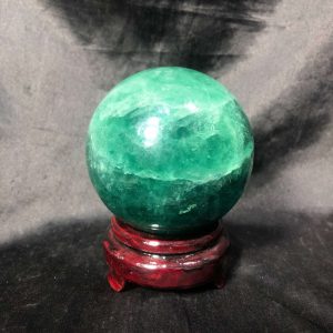 Bi cầu Fluorite Xanh – Green Fluorite Sphere (BX60), ĐK: 7,3CM – KL: 0,994KG