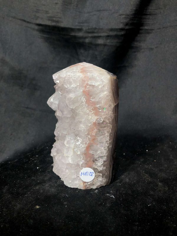 HỐC MÃ NÃO THẠCH ANH TÍM (MHT02), KT: 9x5,5CM – KL: 0,448KG | CADA DECOR