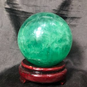 Bi cầu Fluorite Xanh – Green Fluorite Sphere (BX49), ĐK: 10,7CM – KL: 2,762KG