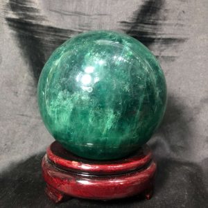 Bi cầu Fluorite Xanh – Green Fluorite Sphere (BX50), ĐK: 10,7CM – KL: 2,712KG