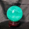 Bi cầu Fluorite Xanh – Green Fluorite Sphere (BX53), ĐK: 8,2CM – KL: 1,328KG