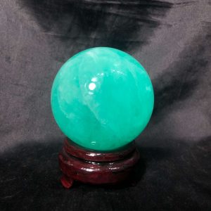 Bi cầu Fluorite Xanh – Green Fluorite Sphere (BX54), ĐK: 7,2CM – KL: 0,91KG