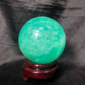 Bi cầu Fluorite Xanh – Green Fluorite Sphere (BX58), ĐK: 7,5CM – KL: 1,044KG