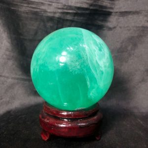 Bi cầu Fluorite Xanh – Green Fluorite Sphere (BX58), ĐK: 7,5CM – KL: 1,044KG