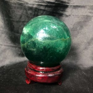Bi cầu Fluorite Xanh – Green Fluorite Sphere (BX61), ĐK: 7,5CM – KL: 1,066KG