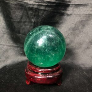 Bi cầu Fluorite Xanh – Green Fluorite Sphere (BX63), ĐK: 6,2CM – KL: 0,64KG