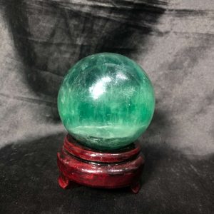 Bi cầu Fluorite Xanh – Green Fluorite Sphere (BX63), ĐK: 6,2CM – KL: 0,64KG