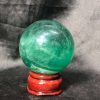 Bi cầu Fluorite Xanh – Green Fluorite Sphere (BX64), ĐK: 5,2CM – KL: 0,404KG