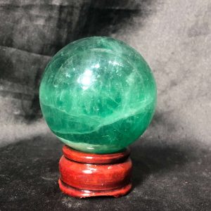 Bi cầu Fluorite Xanh – Green Fluorite Sphere (BX64), ĐK: 5,2CM – KL: 0,404KG