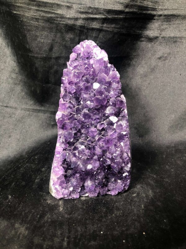HỐC THẠCH ANH TÍM NHỎ – SMALL AMETHYST GEODE (TV594), KL: 0,62KG, KT: 10,8*6CM
