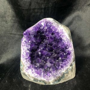 HỐC THẠCH ANH TÍM NHỎ – SMALL AMETHYST GEODE (TV598), KL: 0,72KG, KT: 8,3*8,7CM