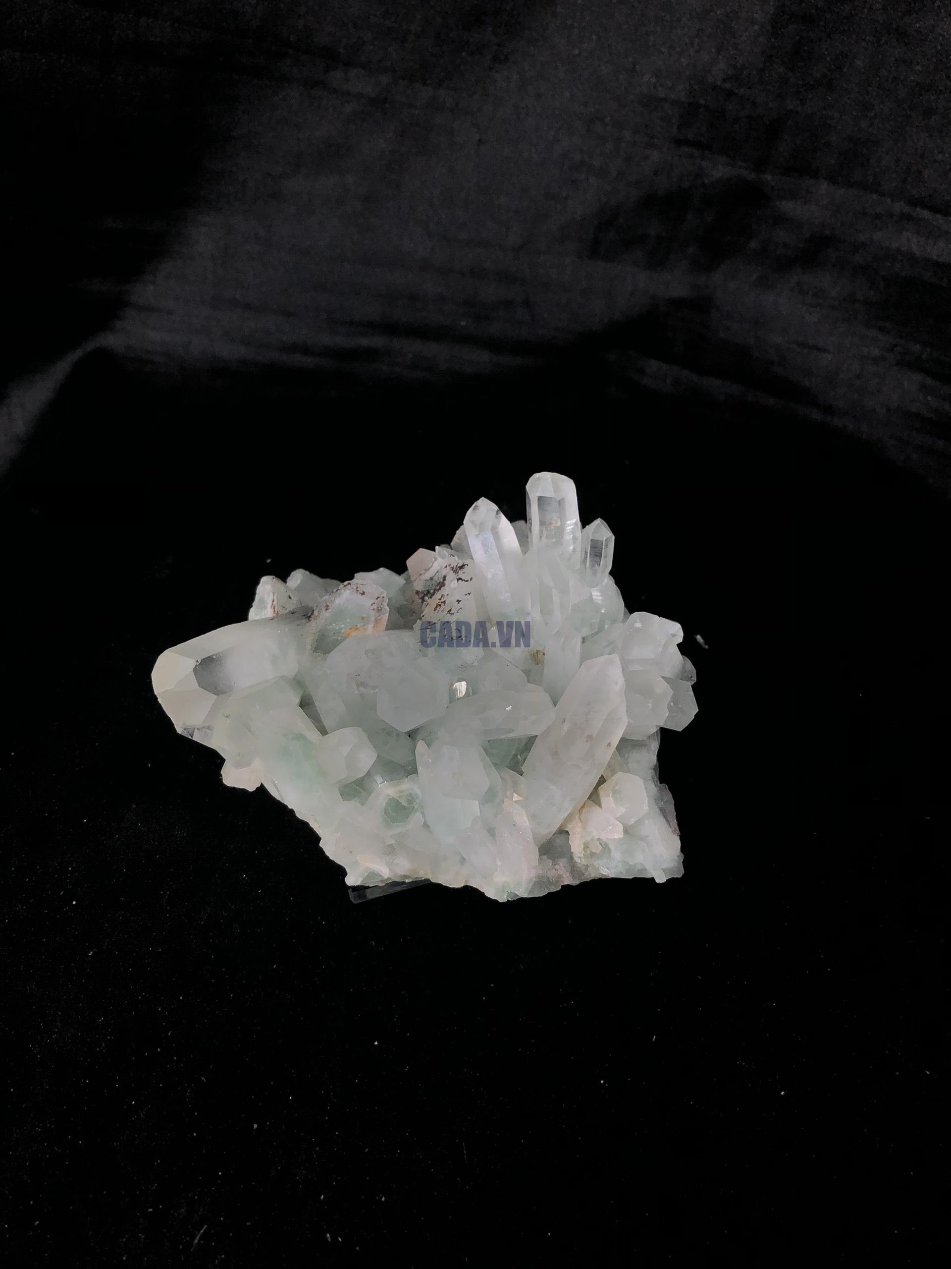 FUCHSITE PHANTOM QUARTZ- TINH THỂ SƯU TẦM, KL: 194,3g | CADA DECOR