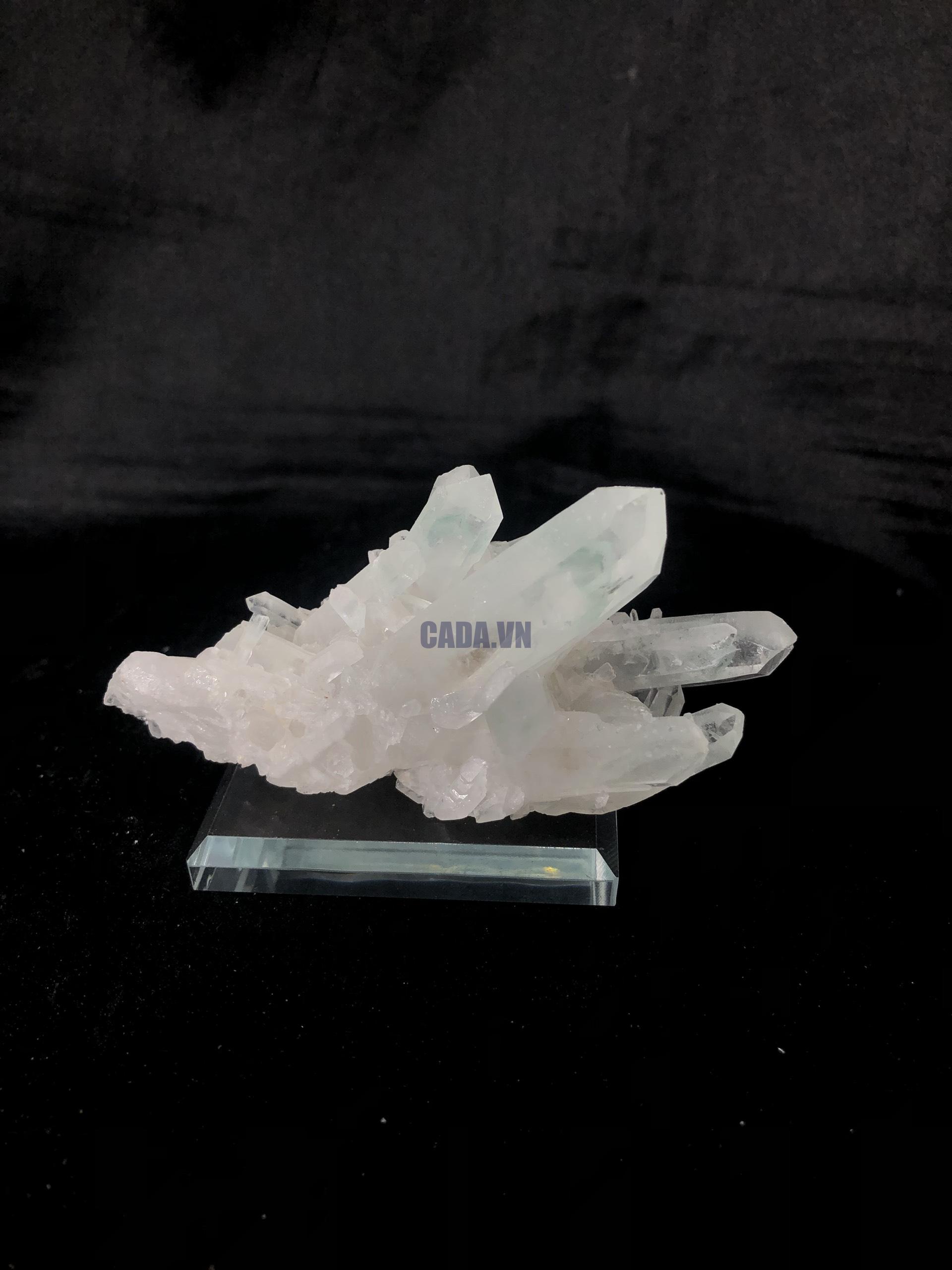 FUCHSITE PHANTOM QUARTZ- TINH THỂ SƯU TẦM, KL: 114,8g | CADA DECOR