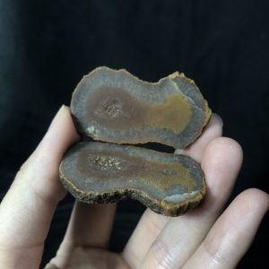 CẶP HỐC ĐÔI MÃ NÃO VÂN, KL: 37,7g | CADA DECOR