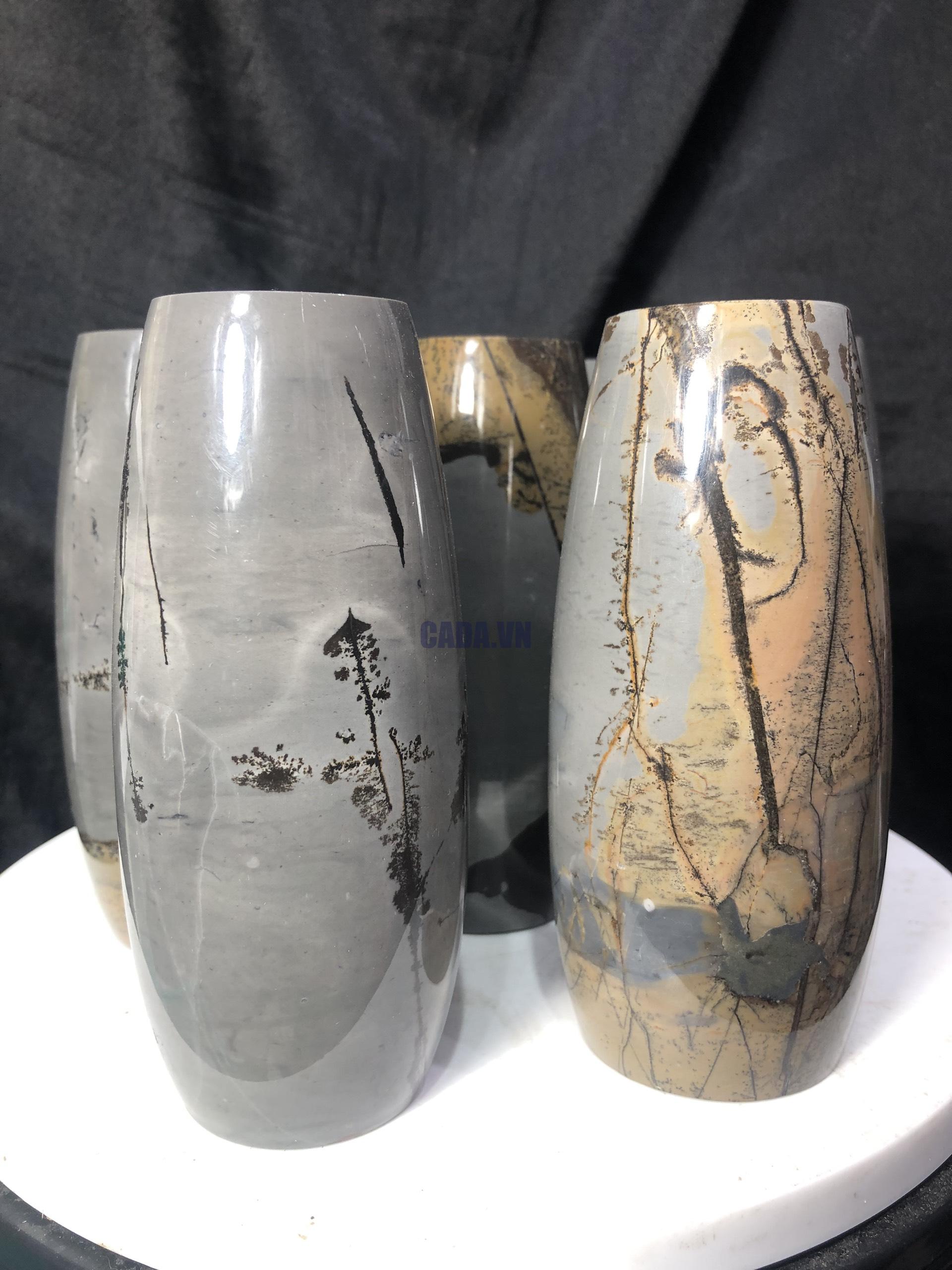 LỌ HOA PICTURE STONE JASPER | CADA DECOR