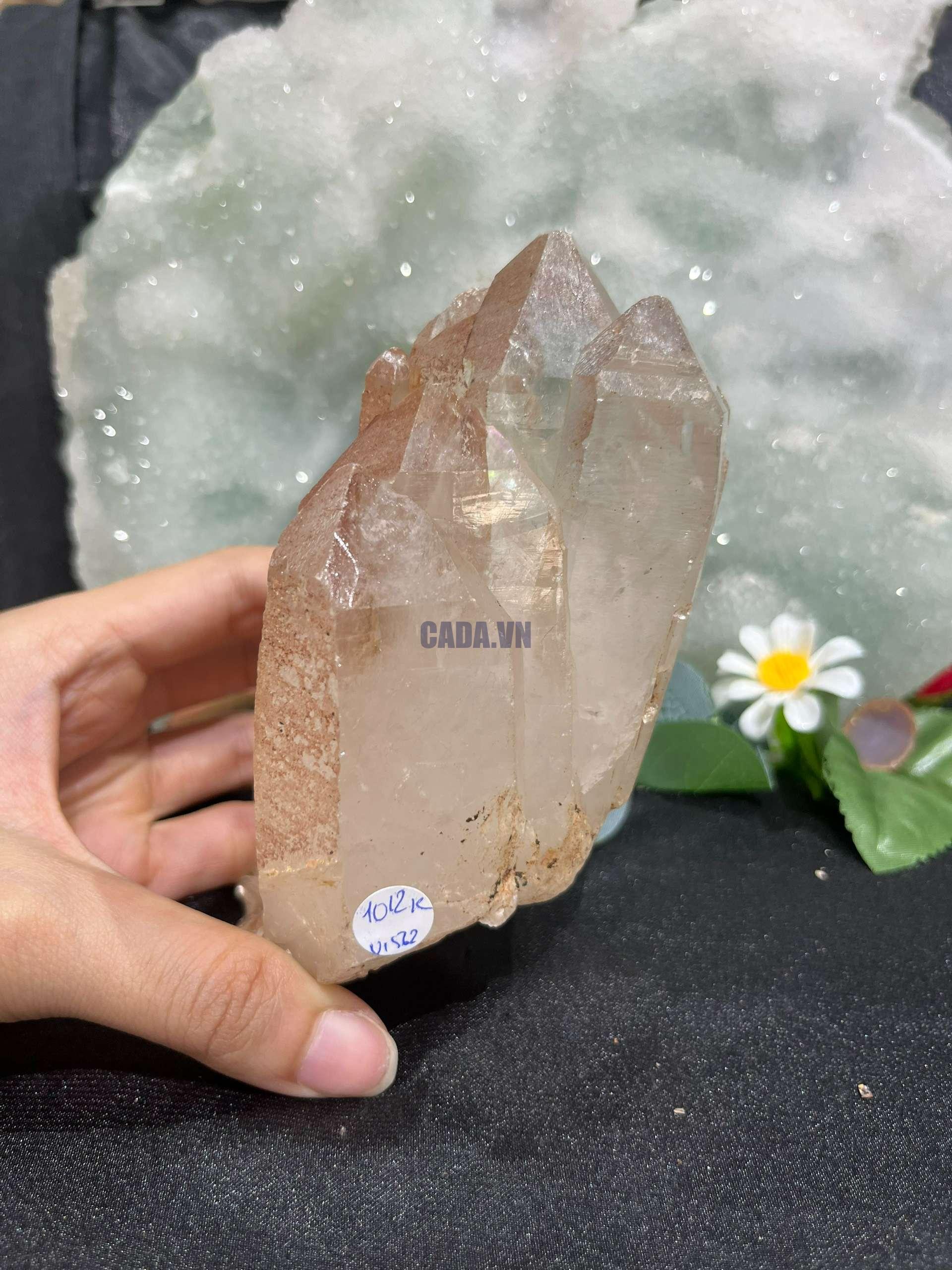 Thạch Anh Trắng có khoáng, KL: 0,562kg | CADA DECOR