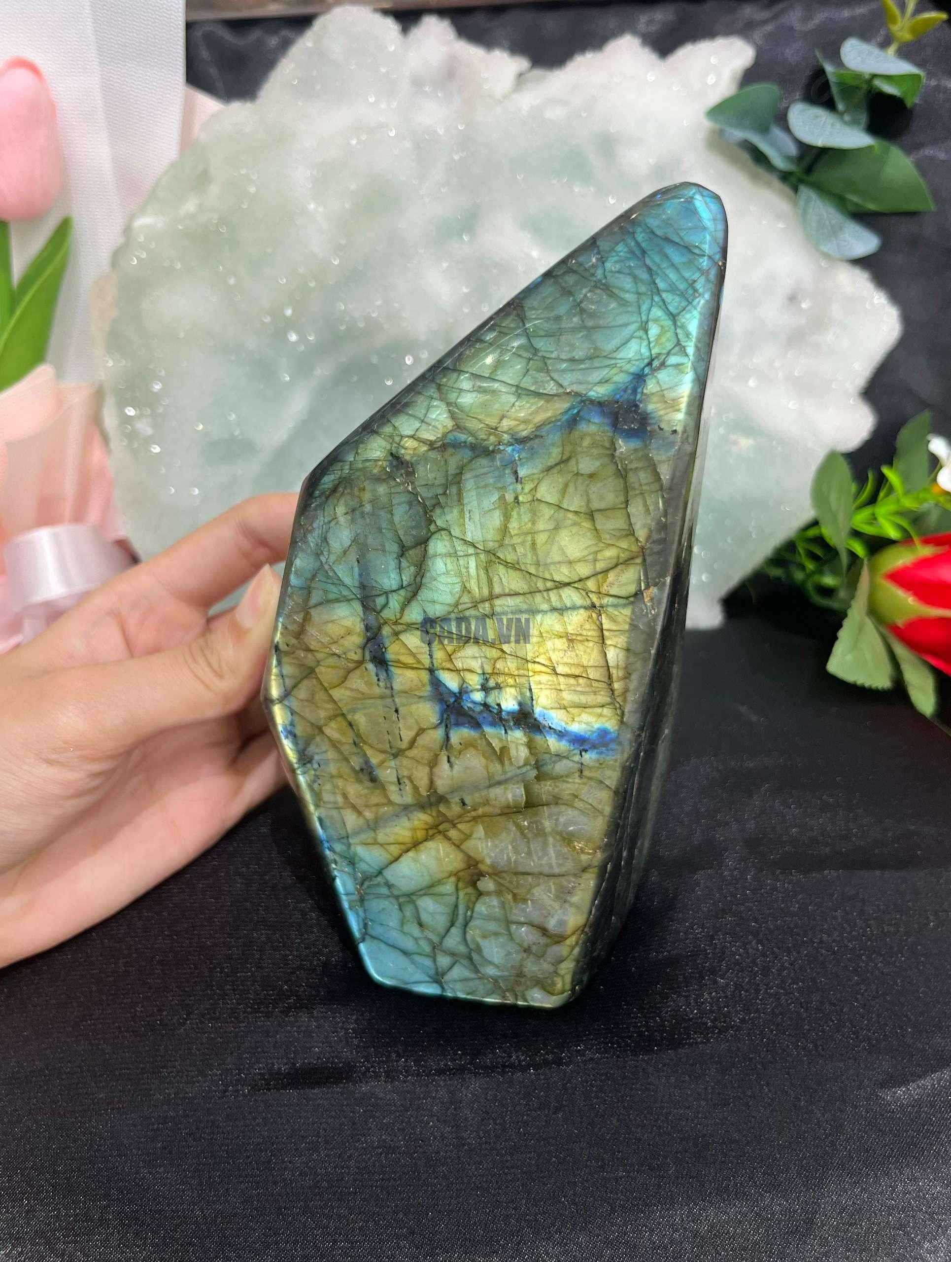 ĐÁ XÀ CỪ – Labradorite, KL: 1,394KG | CADA DECOR