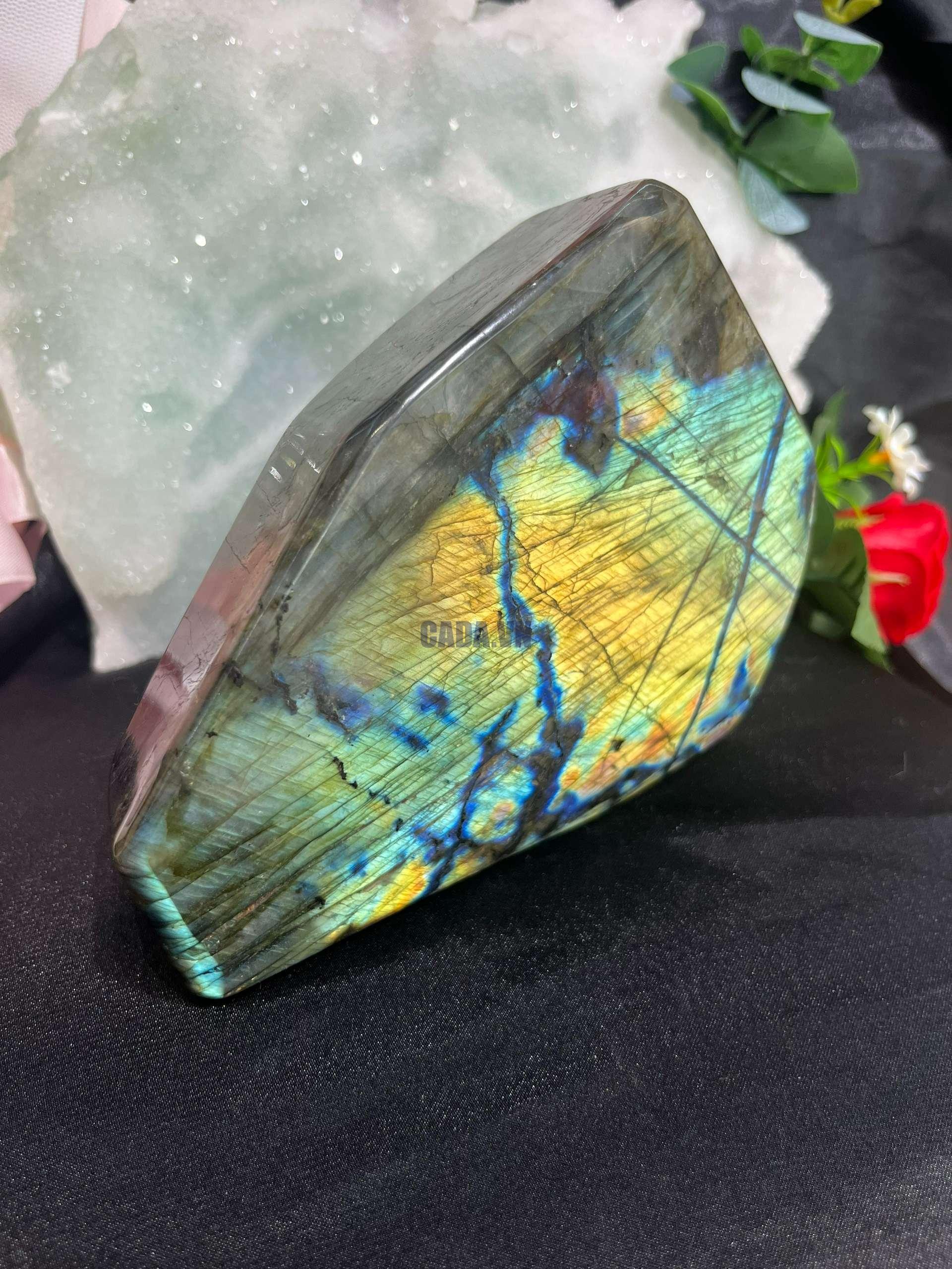 ĐÁ XÀ CỪ – Labradorite, KL: 1,93KG | CADA DECOR