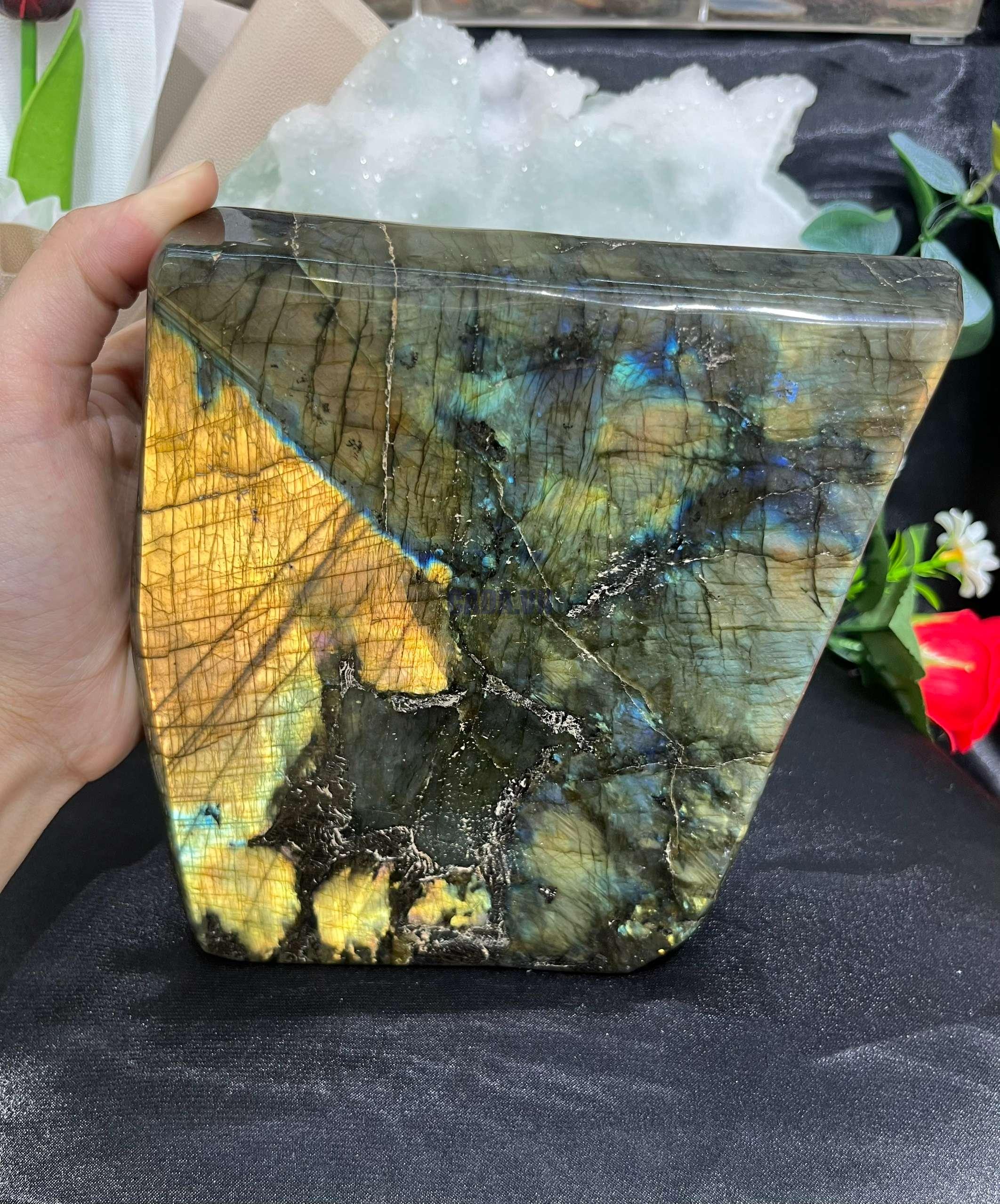 ĐÁ XÀ CỪ – Labradorite, KL: 2,074KG | CADA DECOR