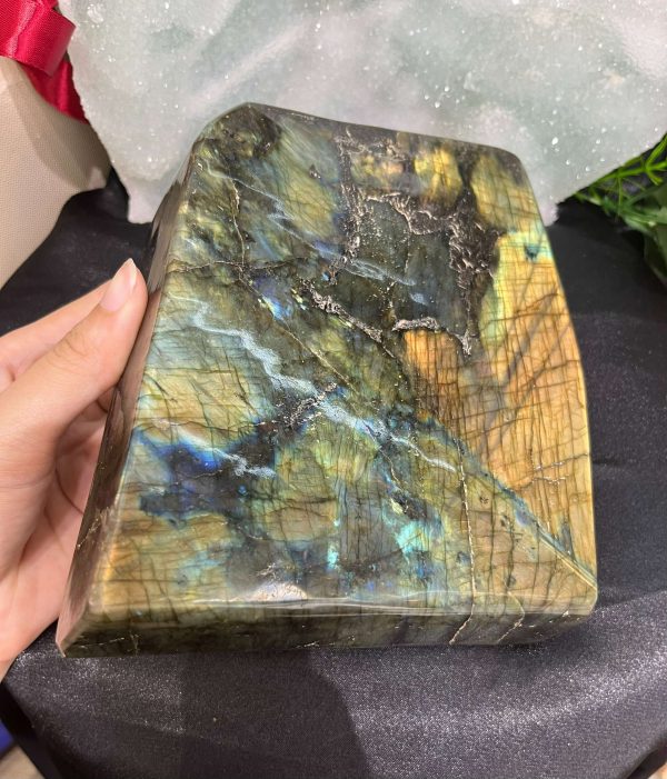 ĐÁ XÀ CỪ – Labradorite, KL: 2,074KG | CADA DECOR