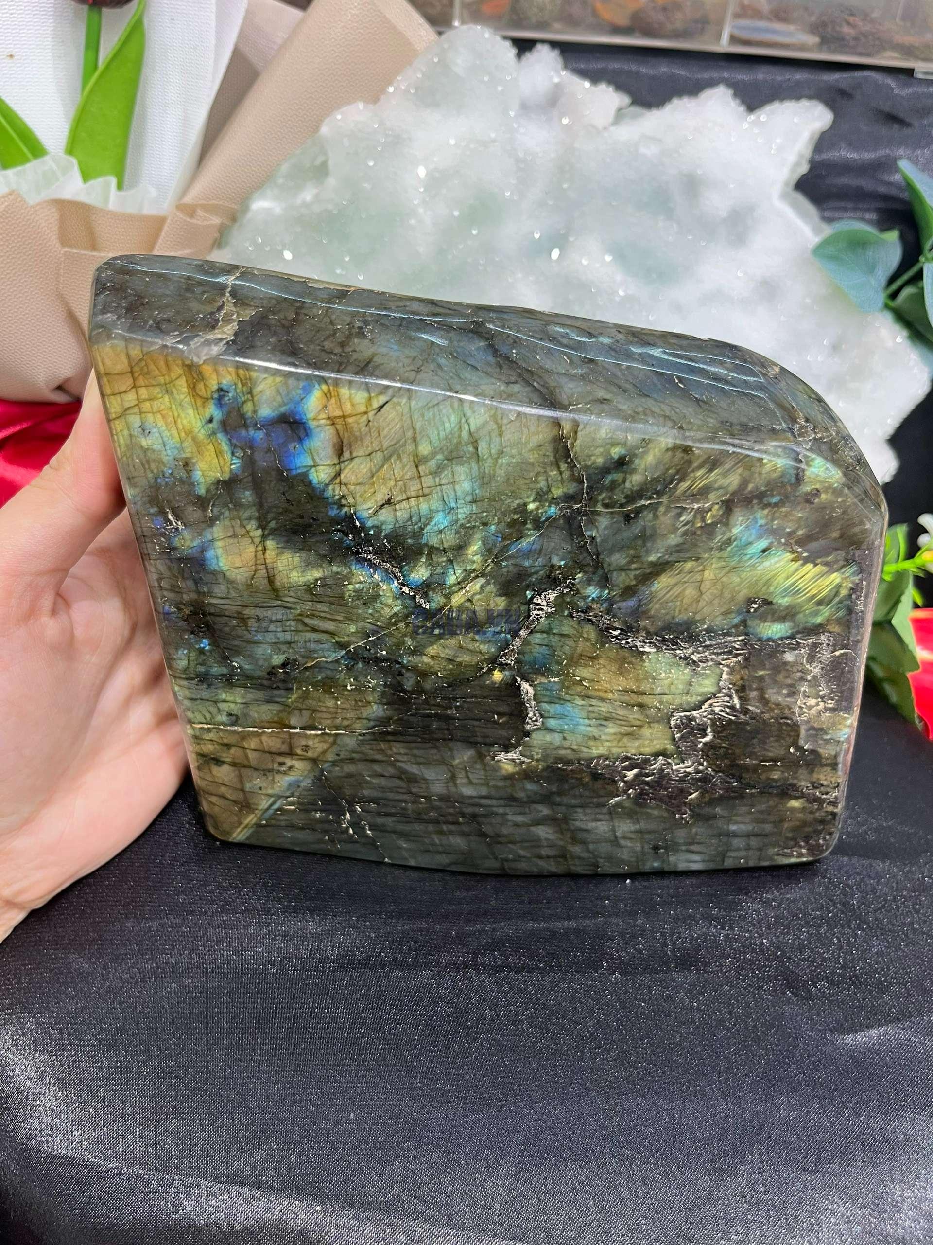 ĐÁ XÀ CỪ – Labradorite, KL: 2,074KG | CADA DECOR