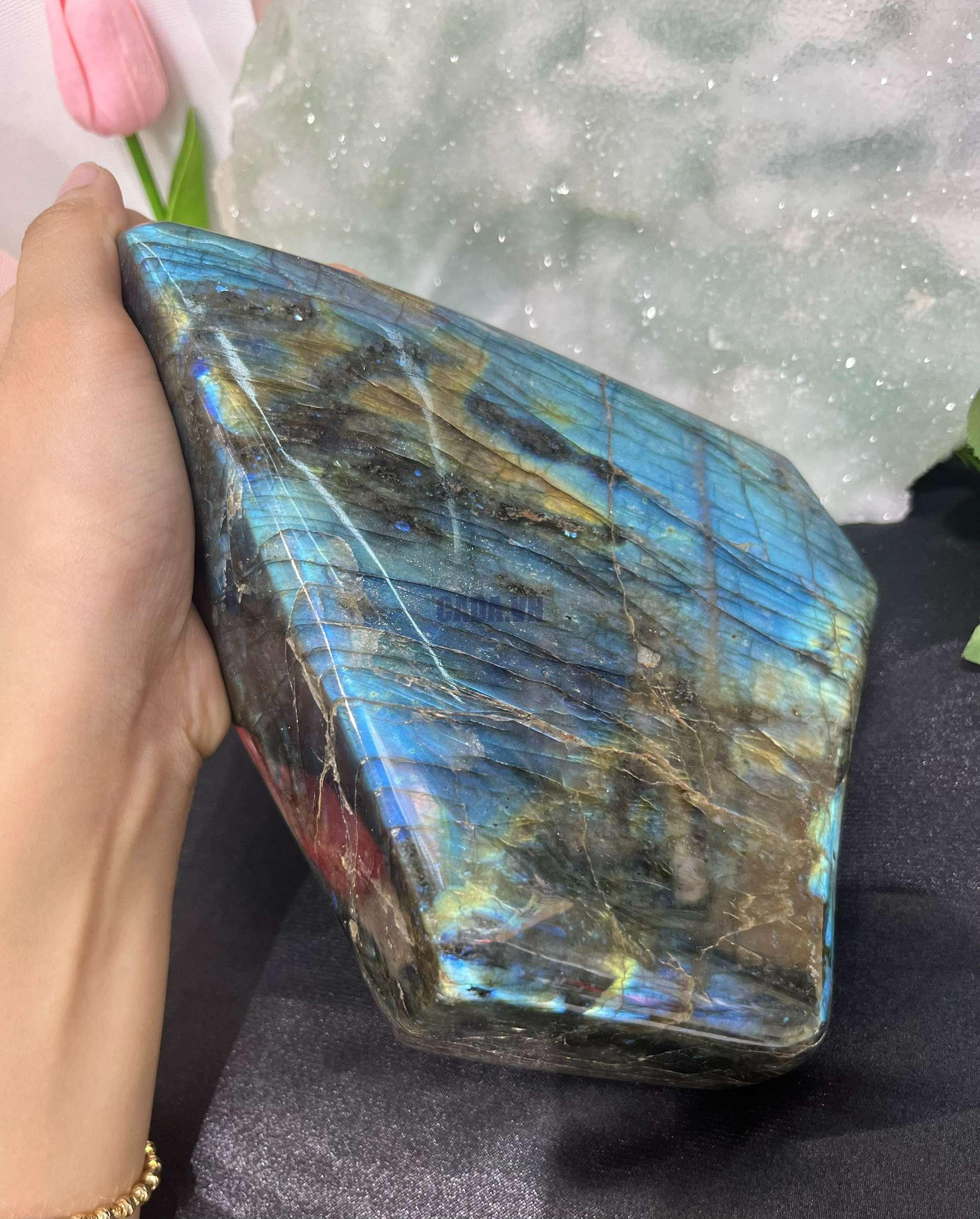 ĐÁ XÀ CỪ – Labradorite, KL: 2,352KG | CADA DECOR