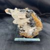 Tinh thể Speculerite and Quartz – Tinh thể Thạch Anh cộng sinh Bông Hồng Đen | CADA DECOR