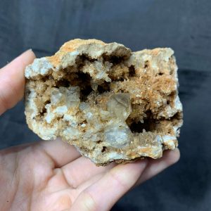 Agate Geode with Smoky Quartz - Hốc Mã Não cộng sinh tinh thể Thạch Anh Khói | CADA DECOR