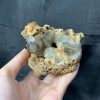 Agate Geode with Smoky Quartz – Hốc Mã Não cộng sinh tinh thể Thạch Anh Khói | CADA DECOR
