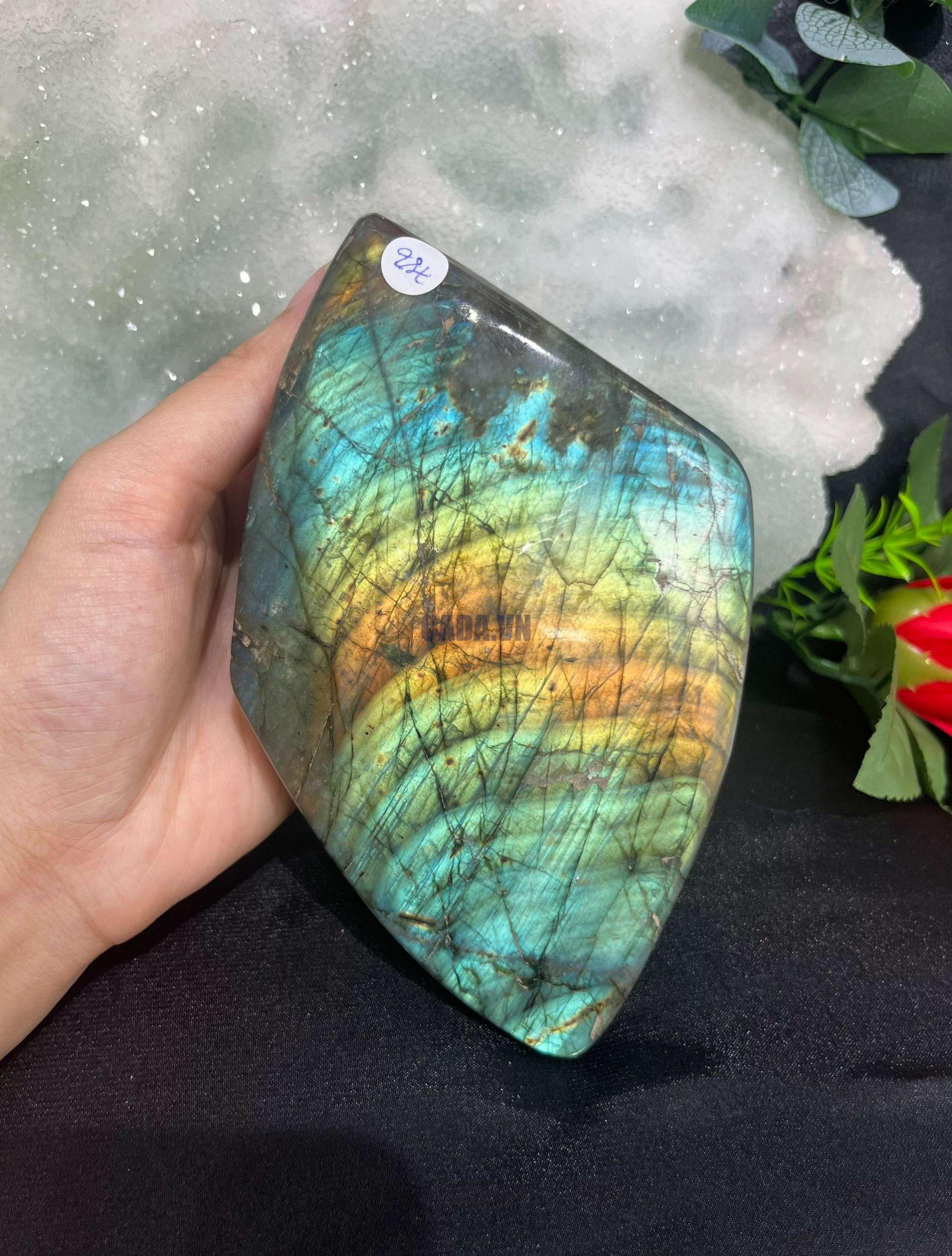 ĐÁ XÀ CỪ – Labradorite, KL: 0,786KG | CADA DECOR