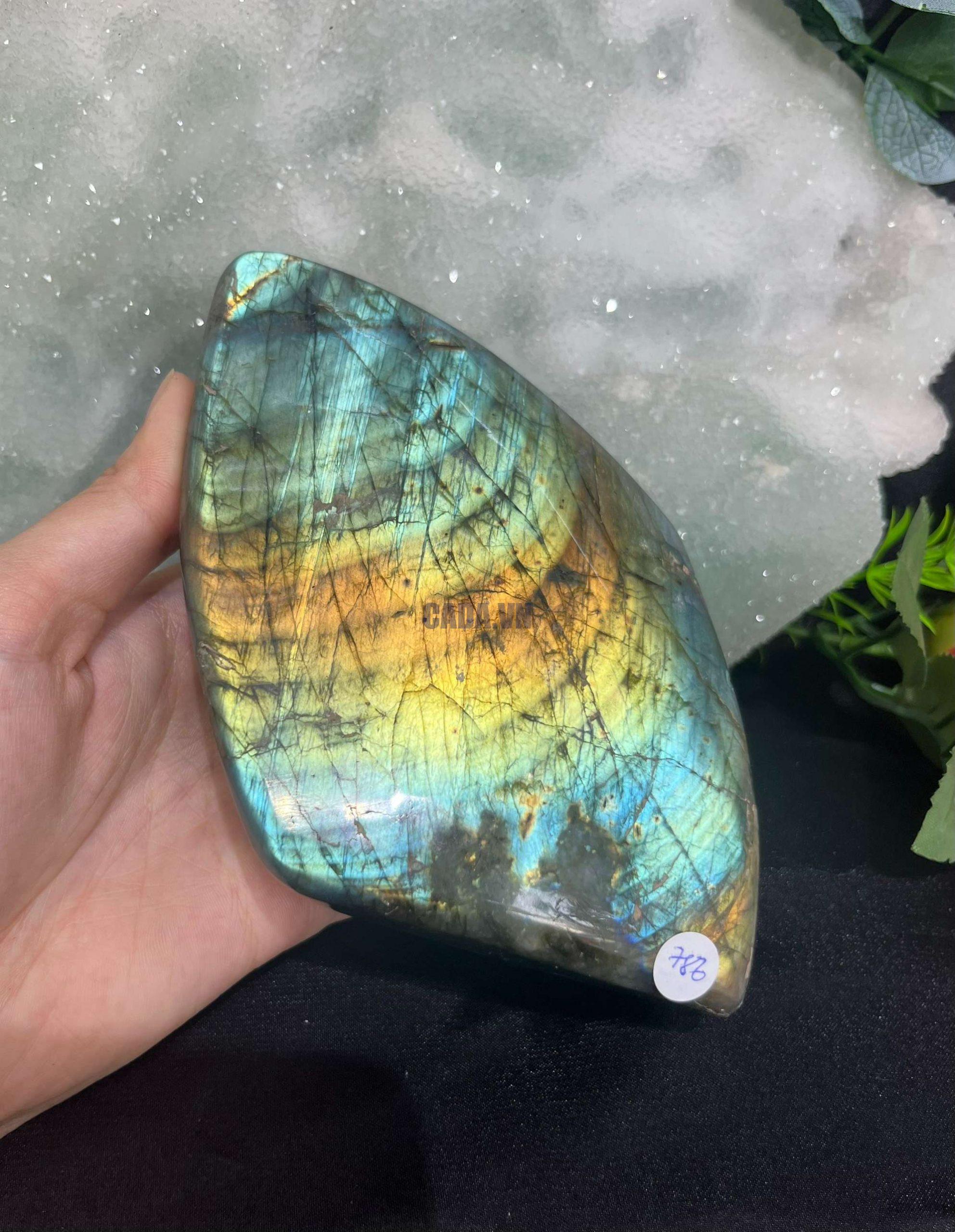 ĐÁ XÀ CỪ – Labradorite, KL: 0,786KG | CADA DECOR