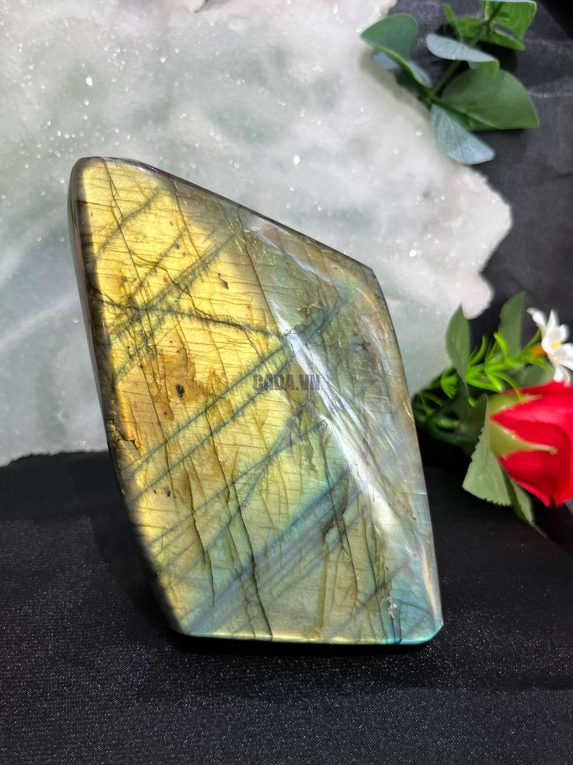 ĐÁ XÀ CỪ – Labradorite, KL: 0,8KG | CADA DECOR