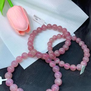 Vòng Thạch Anh Hồng - Rose Quartz chất đẹp | CADA DECOR