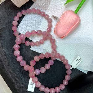 Vòng Thạch Anh Hồng - Rose Quartz chất đẹp | CADA DECOR