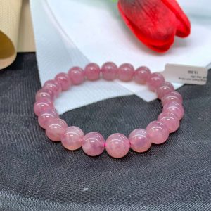 Vòng Thạch Anh Hồng - Rose Quartz chất đẹp | CADA DECOR