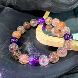 Vòng Đá Thạch Anh Super Seven | CADA DECOR