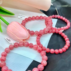 Vòng Tay Đá Tường Vy - Rhodonite chất đẹp | CADA DECOR