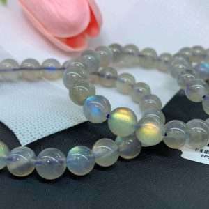 Vòng Tay Đá Xà Cừ - Labradorite chất đẹp size ~8mm | CADA DECOR