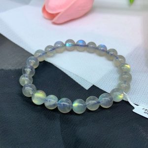 Vòng Tay Đá Xà Cừ - Labradorite chất đẹp size ~8mm | CADA DECOR