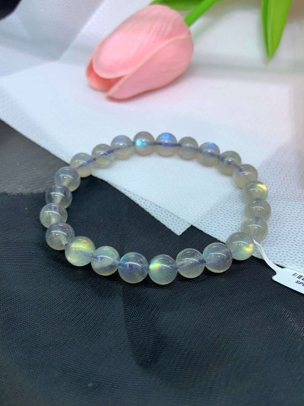 Vòng Tay Đá Xà Cừ - Labradorite chất đẹp size ~8mm | CADA DECOR