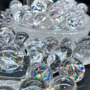 Bi Cầu Thạch Anh Trắng Rainbow - Clear Quartz | CADA DECOR