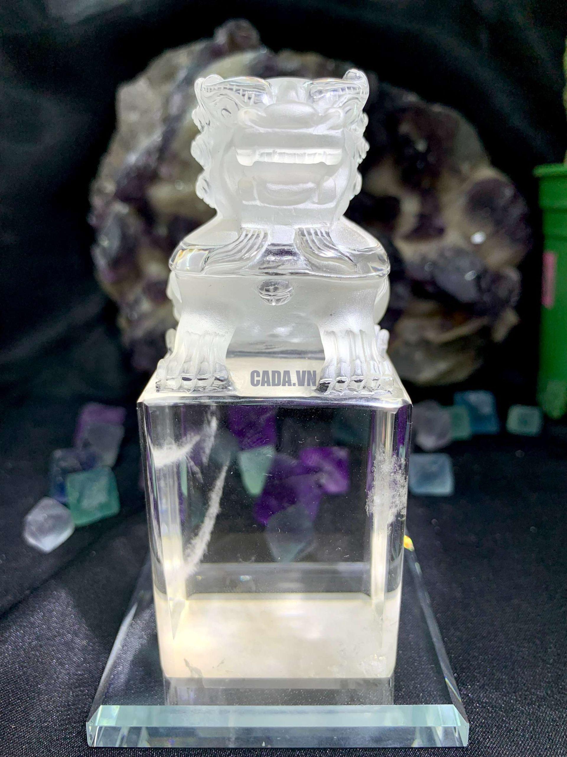 Ấn Sư Tử Thạch Anh | CADA DECOR